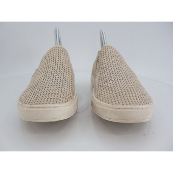OluKai Women's Pehuea Loafer Size 7.5 Slip On Shoe Beige Mesh Convertible Slide - Picture 2 of 12